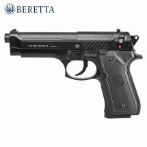 Beretta M92 FS HME Schwarz Metallschlitten Federdruck Softair-Pistole 6 mm BB (P14)
