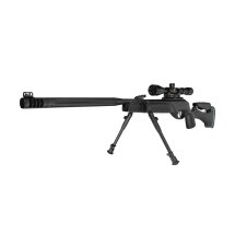 Gamo Luftgewehr HPA MI Maxxim Kaliber 4,5 mm Diabolo (P18) + 3-9x40 WR Zielfernrohr + Zweibein
