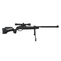 Gamo Luftgewehr HPA MI Maxxim Kaliber 4,5 mm Diabolo (P18) + 3-9x40 WR Zielfernrohr + Zweibein