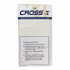 Cross-X Arrow Wraps mit Nummern 3 cm lang 24 Stück Weiß