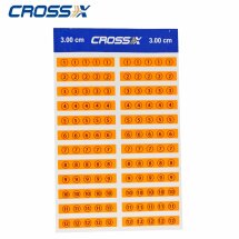 Cross-X Arrow Wraps mit Nummern 3 cm lang 24 Stück...