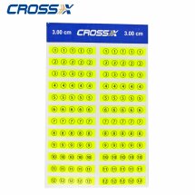 Cross-X Arrow Wraps mit Nummern 3 cm lang 24 Stück...