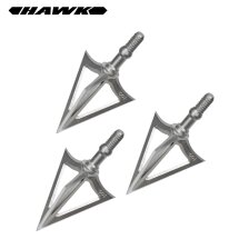 3 Jagdspitzen Hawk® Silber mit 3 Klingen schraubbar