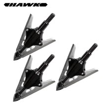 3 Jagdspitzen Hawk® Bloodrunner Schwarz mit 2 Klingen...