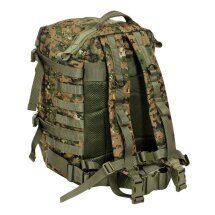 MFH High Defence US Rucksack Assault II Digital Woodland 40 l