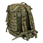MFH High Defence US Rucksack Assault II Digital Woodland 40 l
