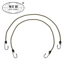 MFH Expander / Spannseil mit Haken 75 cm Coyote Tan 2-er...