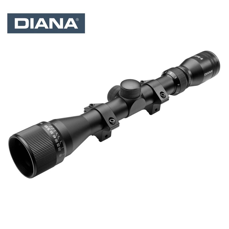 Diana 3-9x32 AO Zielfernrohr - Duplex Absehen - mit 11 mm Montagen