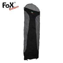 Fox Outdoor Schlafsack Ultralight Schwarz/Grau