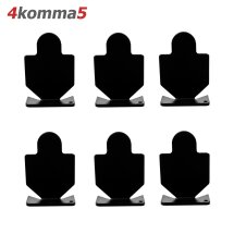 4komma5 Stahlziele zum Aufstellen Silhouetten - 6 Stück