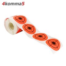 4komma5 Zielscheiben Sticker 250 Stück - 5 cm -...