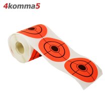 4komma5 Zielscheiben Sticker 250 Stück - 7,5 cm -...