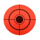 4komma5 Zielscheiben Sticker 250 Stück - 7,5 cm - selbstklebende Zielscheiben