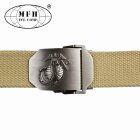 MFH USMC Hosengürtel mit Metallkastenschloss Coyote Tan