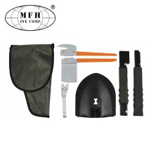 MFH Rettungsset SOS - 12 Werkzeuge - mit olivfarbener Tasche