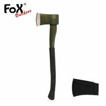 Fox Outdoor Deluxe Fiberglas Axt groß Oliv (P18)
