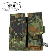 MFH Magazintasche MOLLE doppelt Modular System Flecktarn