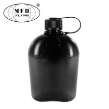 MFH US Feldflasche GEN II Schwarz / Transparent 1 Liter