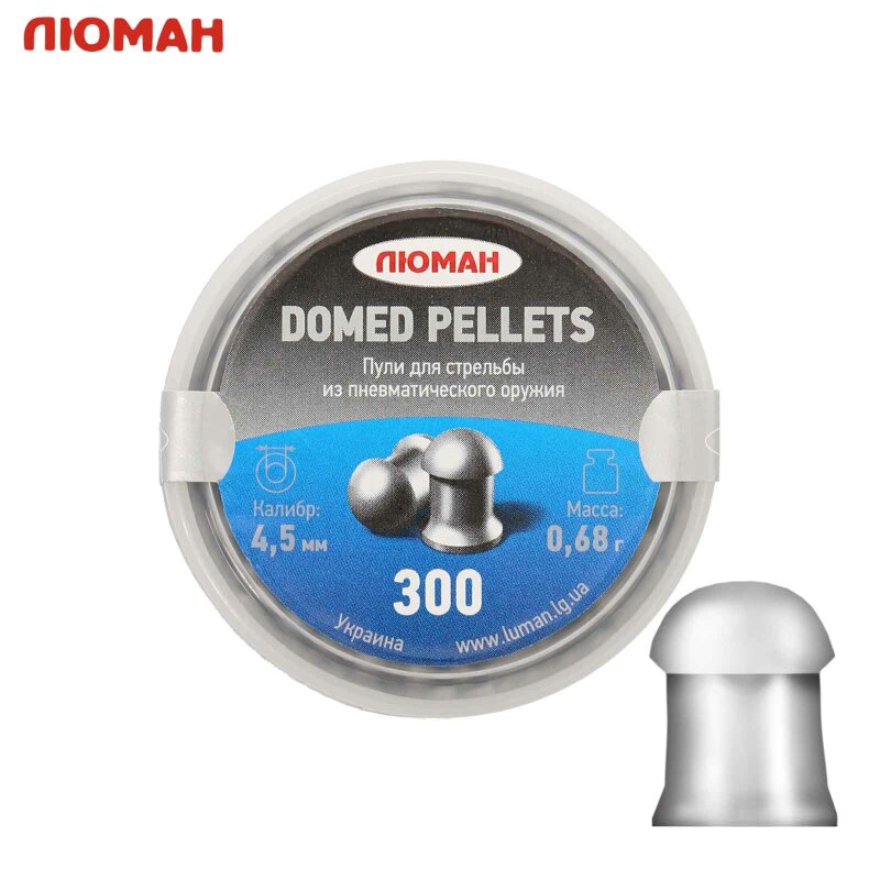 Luman Rundkopfdiabolo 4,5 mm 0,68 g 300er Dose