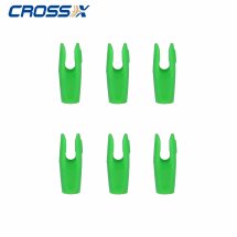 6-er Pack Cross-X 4.2 Pin Nocken lang Matt Grün
