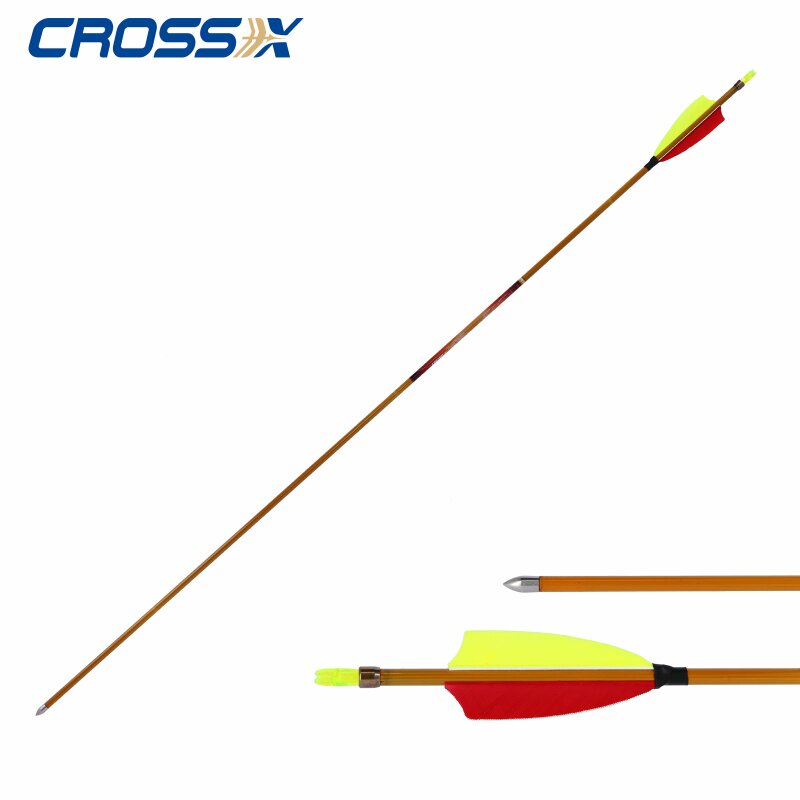 Cross-X 4.2 Carbonpfeil mit Befiederung Helios .003" Spine 600