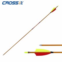 Cross-X 4.2 Carbonpfeil mit Befiederung Helios .003"...