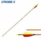Cross-X 4.2 Carbonpfeil mit Befiederung Helios .003" Spine 600