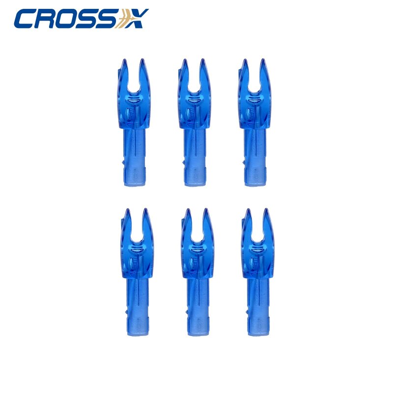 6-er Pack Cross-X 5.2 Stecknocken X Leuchtend Blau