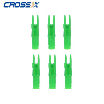 6-er Pack Cross-X 6.2 Stecknocken 3D Super Uni Grün