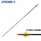 Cross-X 6.2 Carbonpfeil 31" (ca. 78,74 cm) mit Kunststoffbefiederung Ares Hunter .003"