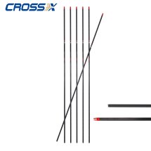 6-er Pack Cross-X 6.2 Carbonpfeilschaft Gladiator .006" Spine 600