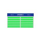 Cross-X Klebeband Streifen für Vanes 48 Stück 5 cm Leuchtend Grün