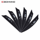 6-er Pack Bohning Plastikfedern Air Vanes 2" (ca. 5,08 cm) Schwarz