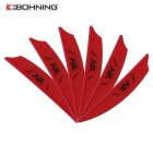 6-er Pack Bohning Plastikfedern Air Vanes 2" (ca. 5,08 cm) Rot