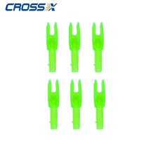 6-er Pack Cross-X 4.2 G-Stecknocken Leuchtend Grün