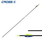 Cross-X 4.2 Carbonpfeil mit Befiederung Maior Octagon .008" Spine 700