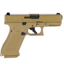 Umarex Glock 19X Co2-Pistole Coyote 18 Schuss Blowback Kaliber 4,5 mm Stahl BB (P18)