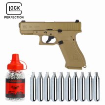 SET Umarex Glock 19X Co2-Pistole Coyote 18 Schuss...