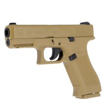 Umarex Glock 19X Co2-Pistole Coyote 19 Schuss Kaliber 4,5 mm Stahl BB (P18)