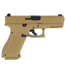 Umarex Glock 19X Co2-Pistole Coyote 19 Schuss Kaliber 4,5 mm Stahl BB (P18)