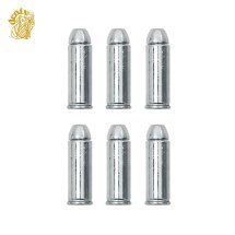 6-er Set Denix Dekopatronen Silbern für .45 Colt...