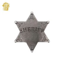 Denix Sheriffstern grau aus Metall