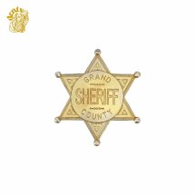 Denix Sheriffstern Grand County Messingfarben
