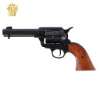 Denix Dekomodell 45er Colt Peacemaker 4,75" Lauf Schwarz - Holzgriffschalen