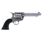 Denix Dekomodell 45er Colt Peacemaker 5,5" Lauf - Silber - Schwarze Griffschalen