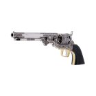 Denix Dekomodell Colt Navy  - Silbern - Schwarze Griffschalen