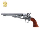 Denix Dekomodell Colt Modell M 1860 Silber - braune Griffschalen