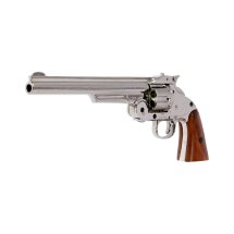Denix Dekomodell Smith & Wesson Army Revolver Vernickelt - braune Griffschalen