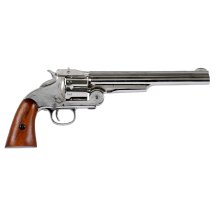 Denix Dekomodell Smith & Wesson Army Revolver Vernickelt - braune Griffschalen