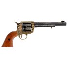 Denix Dekomodell 45er Kavallerie Colt Messing / Schwarz - Holzgriffschalen
